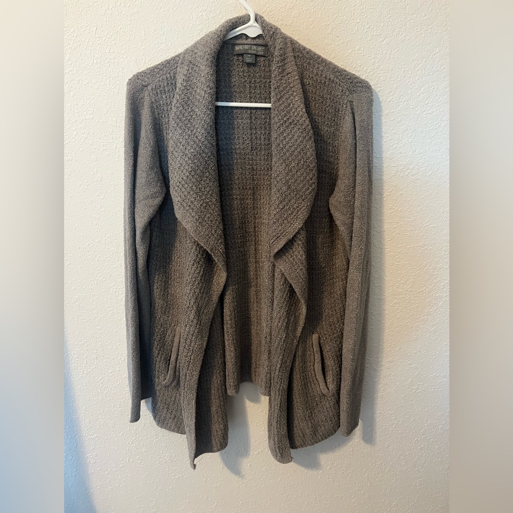 Barefoot Dreams CozyChic Lite Ribbed Drape Cardigan